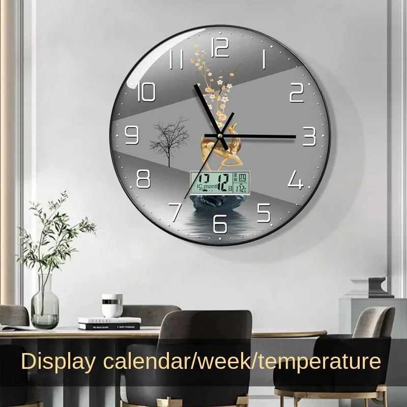 Luxury Lifestyle Living - Watch Wall Clock Living Room with