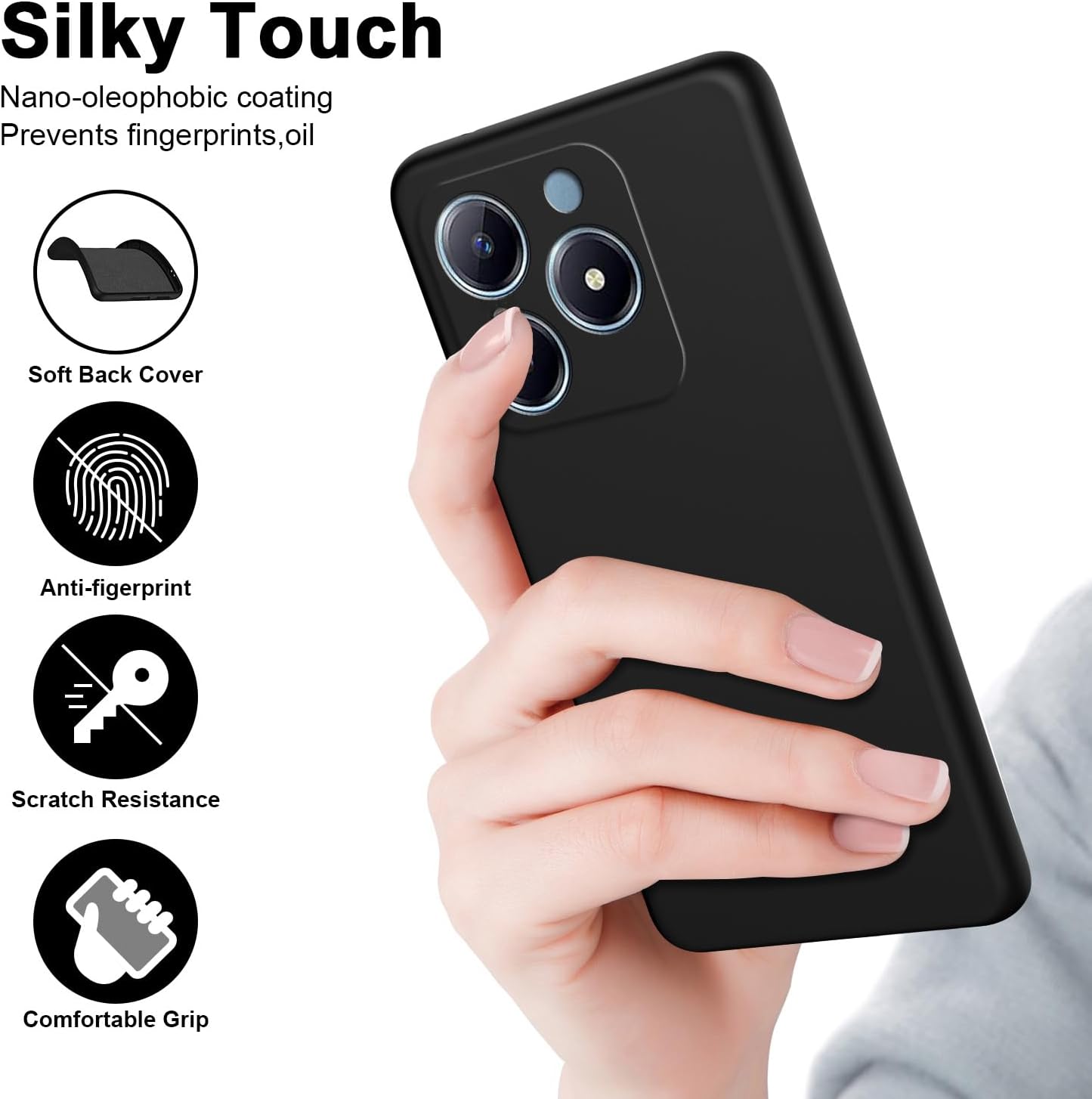 Flexible Liquid Silicone Case  - Realme C67 recension och pris