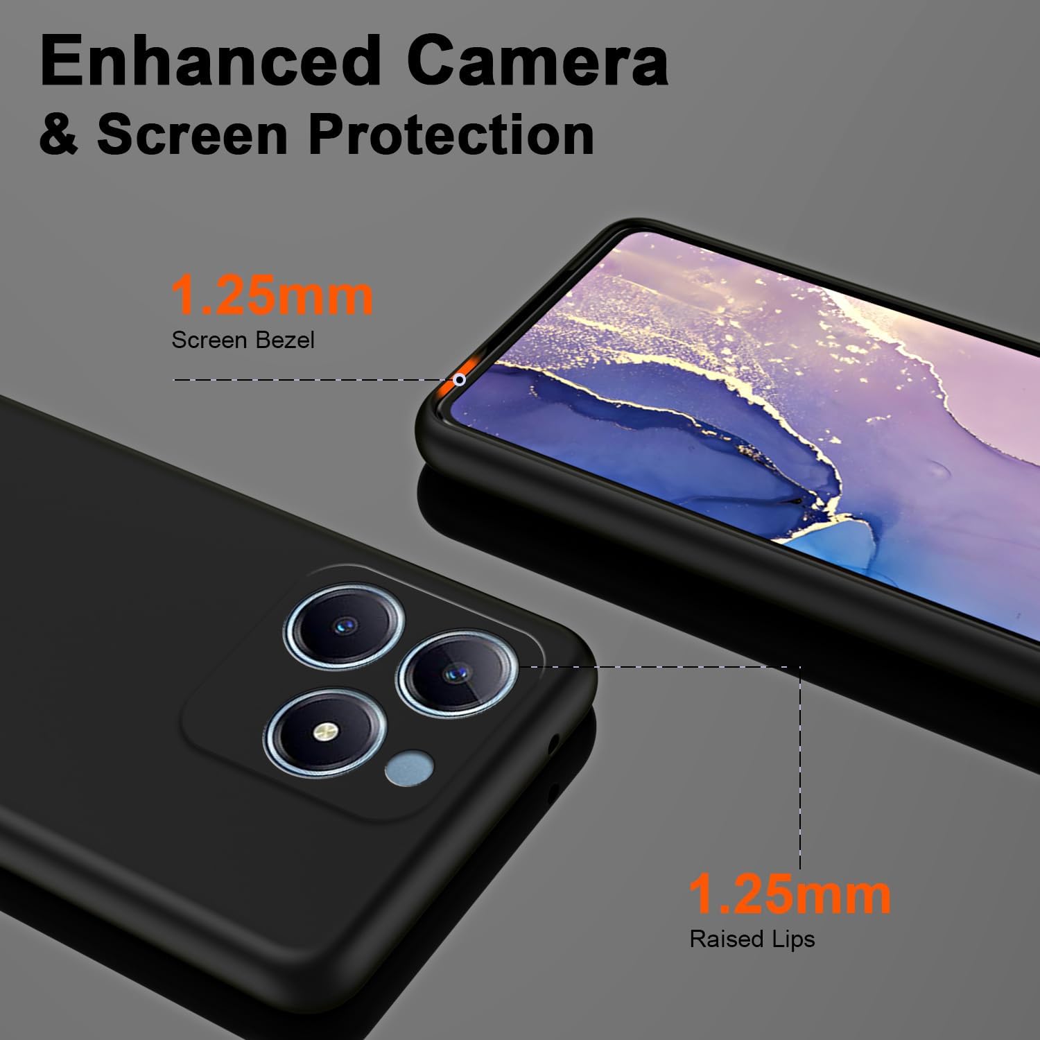 Flexible Liquid Silicone Case  - Realme C67 recension och pris