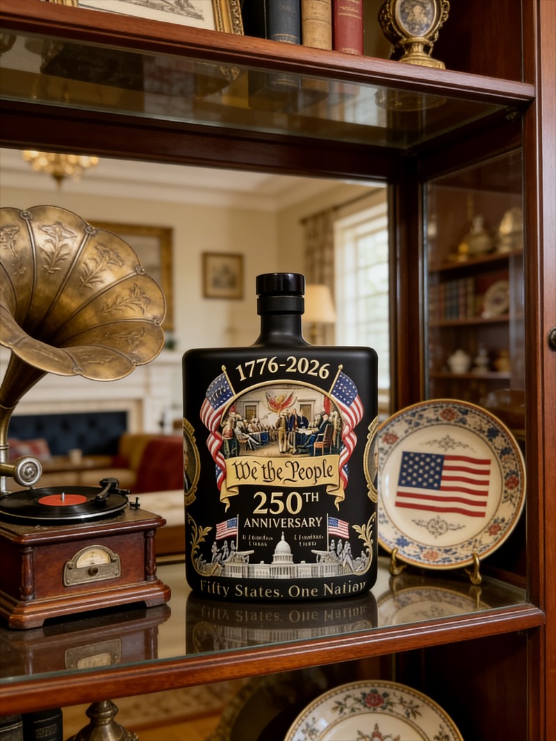 US 250th Anniversary We The Pe - Glass Decanter Whiskey recension och pris