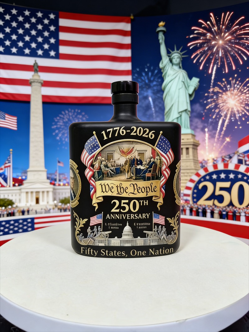 US 250th Anniversary We The Pe - Glass Decanter Whiskey recension och pris
