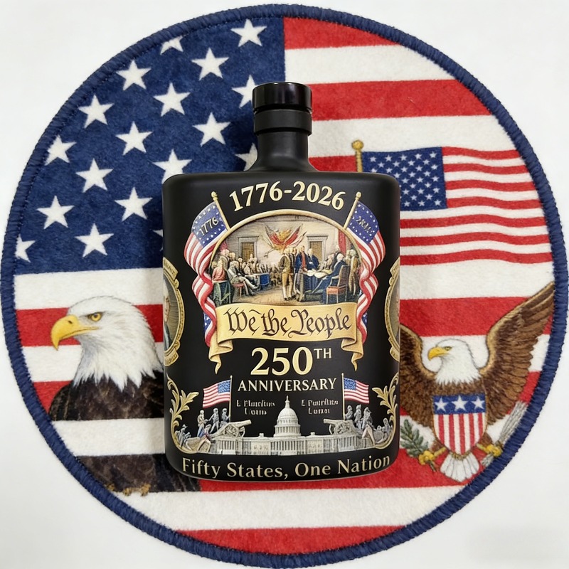 US 250th Anniversary We The Pe - Glass Decanter Whiskey recension och pris
