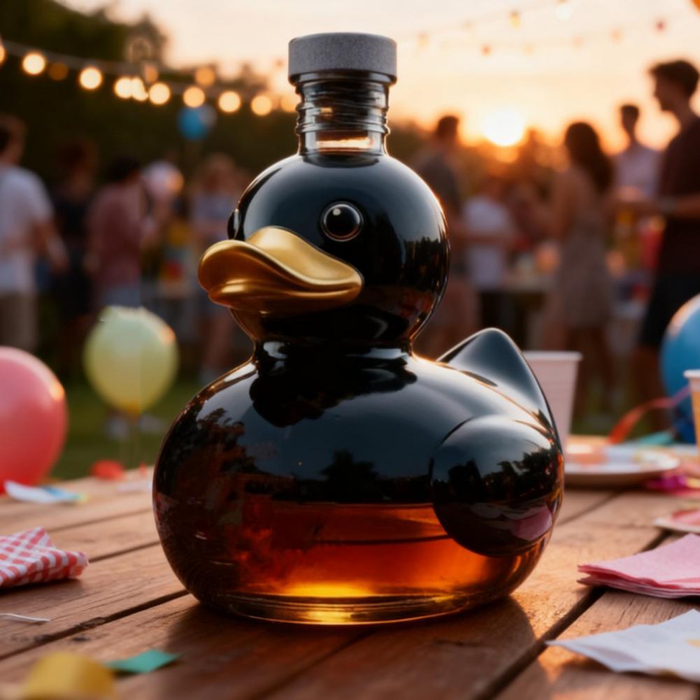 Duck Whiskey Bottle Glass Anim - Glass Decanter Whiskey recension och pris