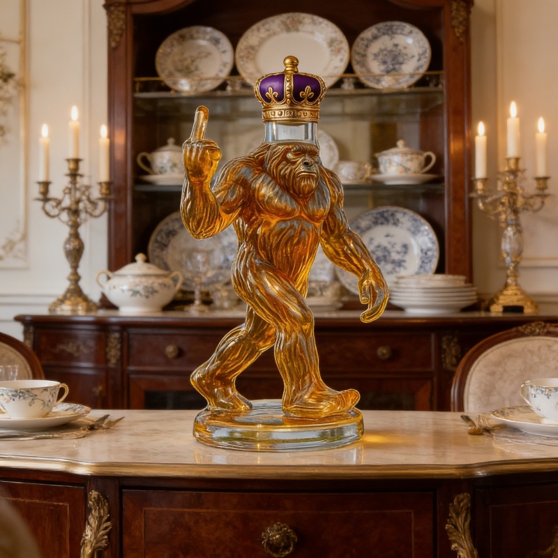 Funny Bigfoot Crown Whiskey De - Glass Decanter Whiskey recension och pris