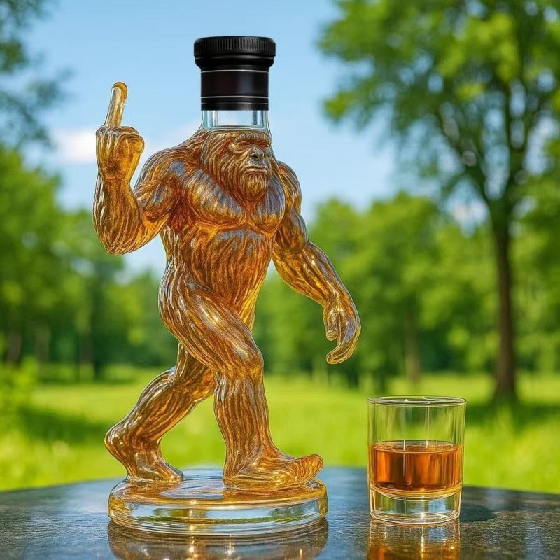 Funny Bigfoot Crown Whiskey De - Glass Decanter Whiskey recension och pris