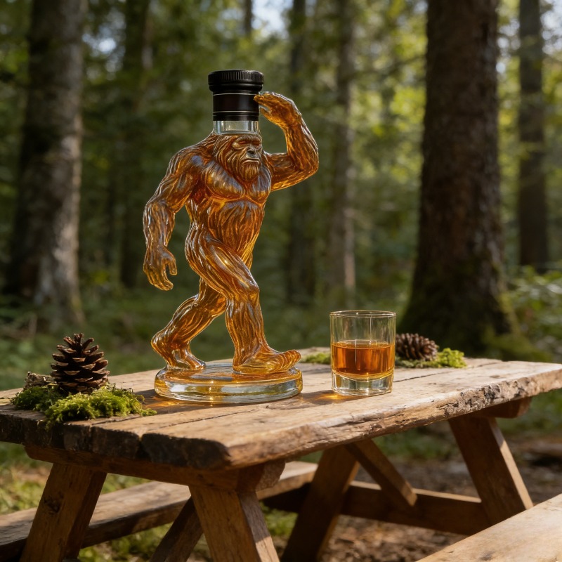 Funny Bigfoot Crown Whiskey De - Glass Decanter Whiskey recension och pris