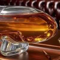 Submarine Whiskey Decanter Red - Glass Decanter Whiskey recension och pris