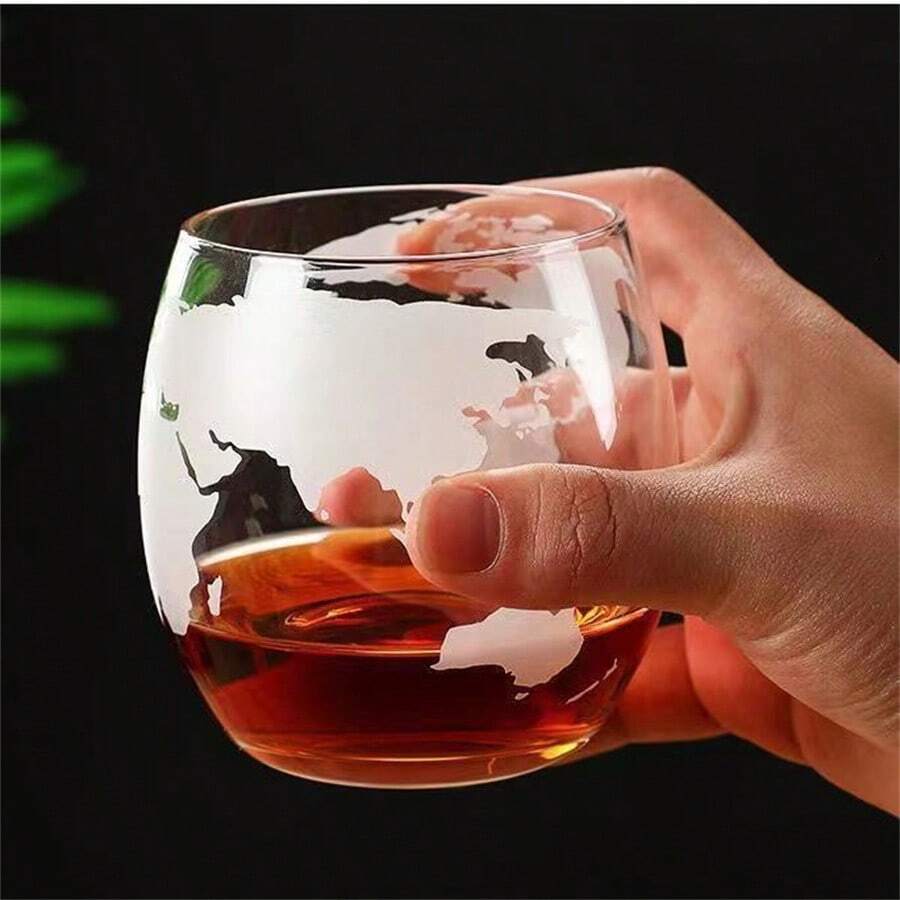 1-piece/3-piece set of globe d - Glass Decanter Whiskey recension och pris