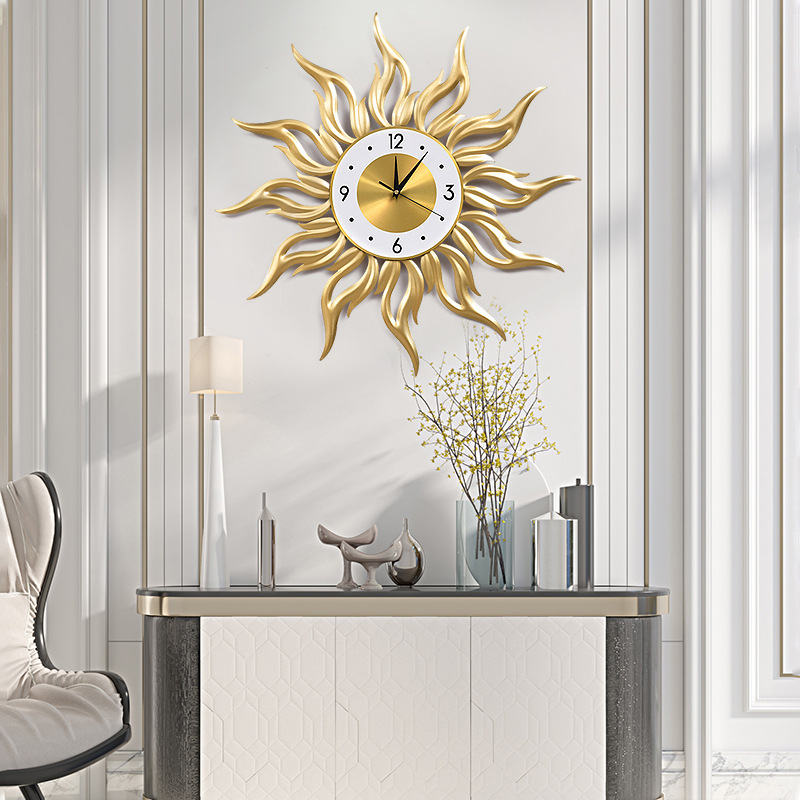 Nordic Gold Wall Clock Living  - Luxury Lifestyle Living recension och pris