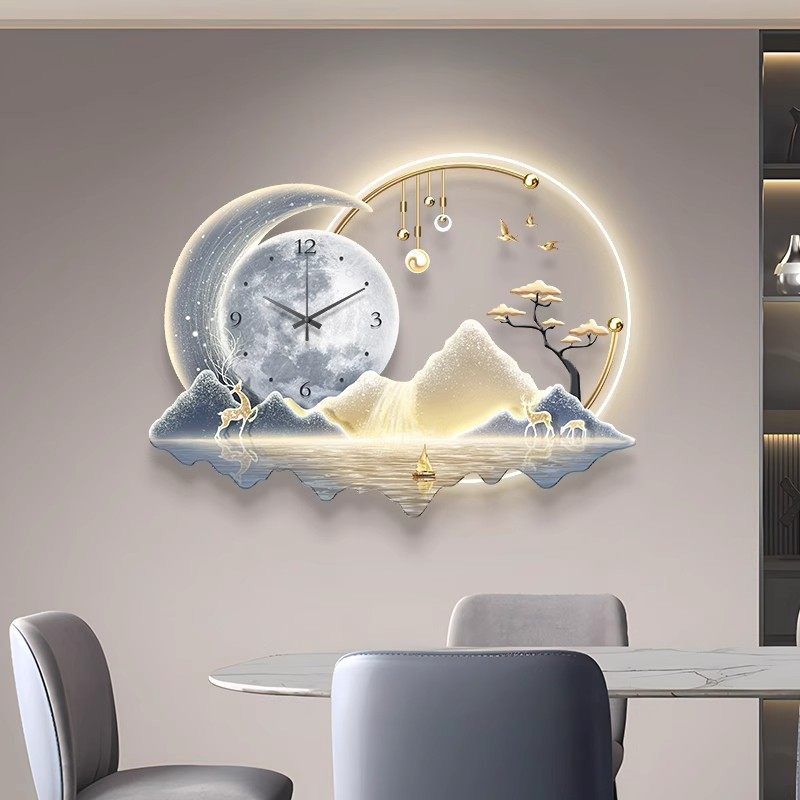 Art Mural Led Clock Wall Luxur - Luxury Lifestyle Living recension och pris