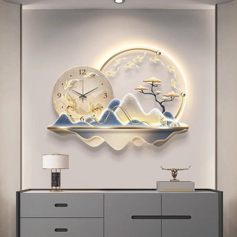 Art Mural Led Clock Wall Luxur - Luxury Lifestyle Living recension och pris