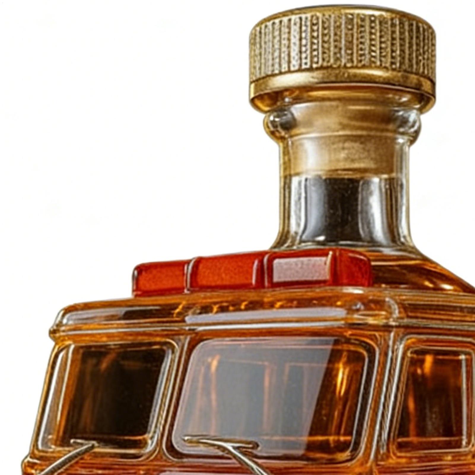 Whiskey Bottle 300ml Fire Truc - Glass Decanter Whiskey recension och pris