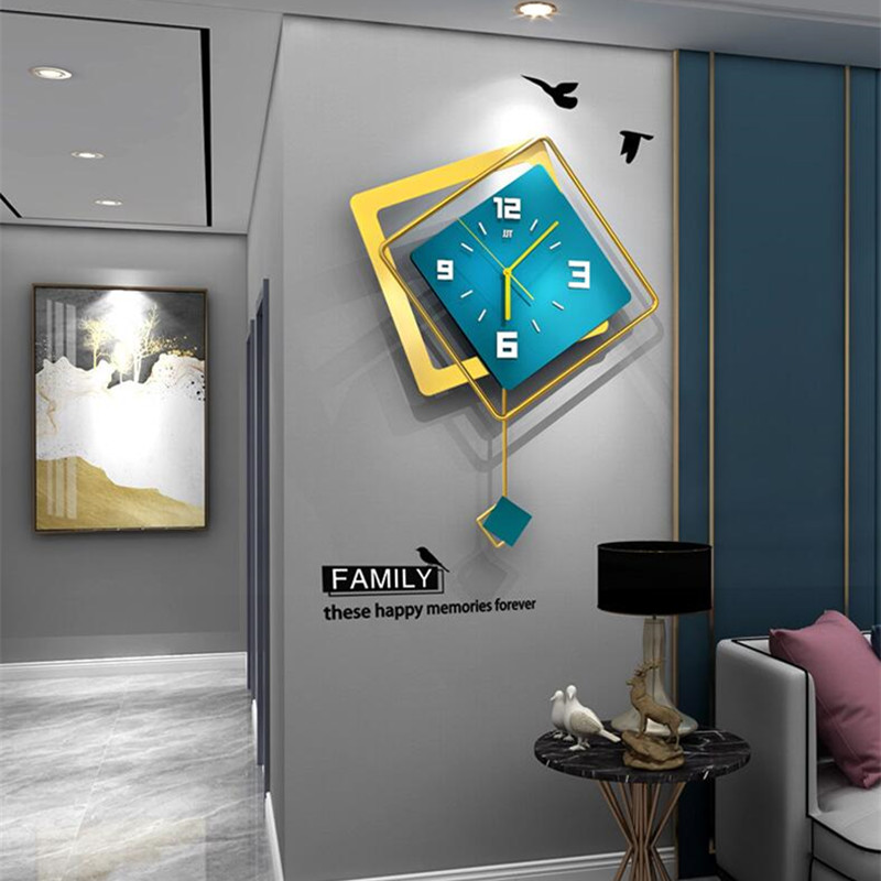 3D Nordic square Swing Wall Cl - Luxury Lifestyle Living recension och pris
