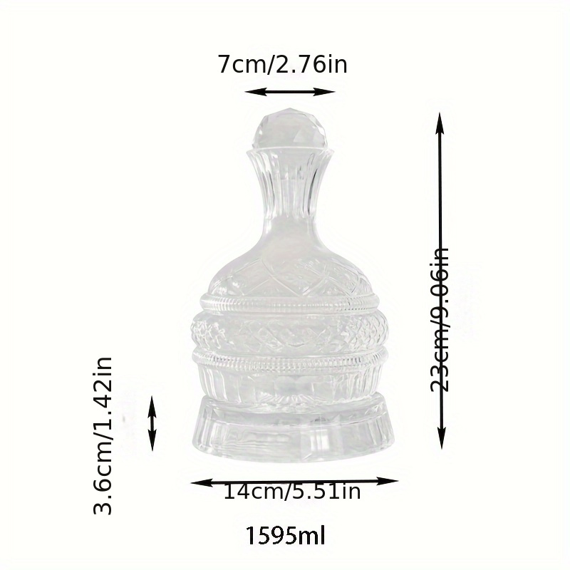 Crystal Wine Decanter Elegant  - Glass Decanter Whiskey recension och pris