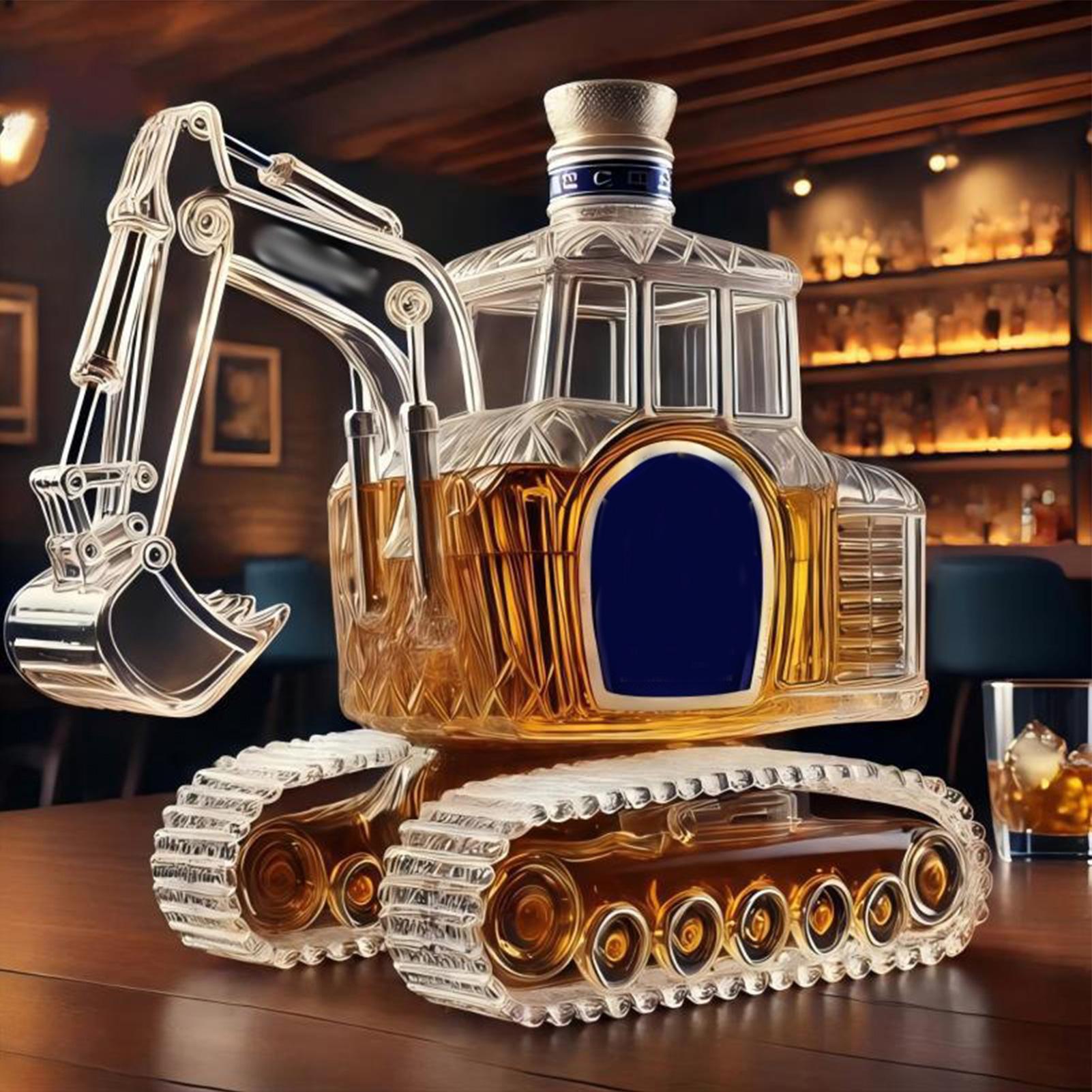 Heavy-Duty Excavator Whiskey D - Glass Decanter Whiskey recension och pris
