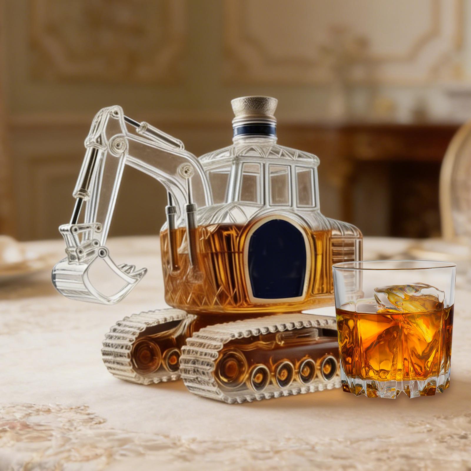 Heavy-Duty Excavator Whiskey D - Glass Decanter Whiskey recension och pris