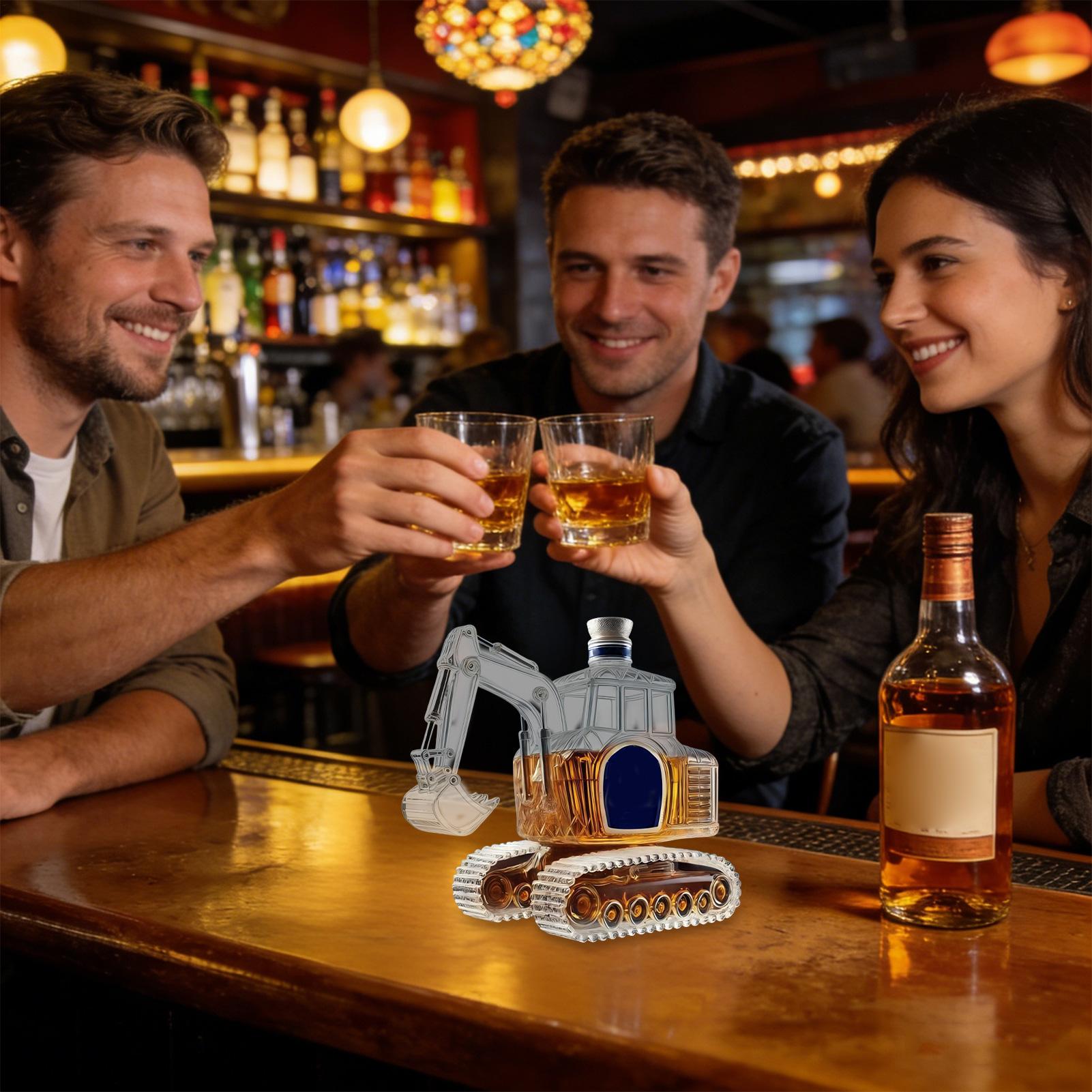 Heavy-Duty Excavator Whiskey D - Glass Decanter Whiskey recension och pris