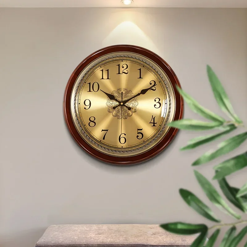 Luxury Wood Wall Clock Metal R - Luxury Lifestyle Living recension och pris